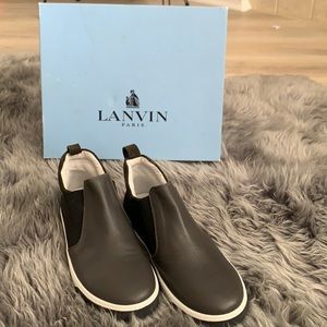 Lanvin Paris Mid Top Sneaker